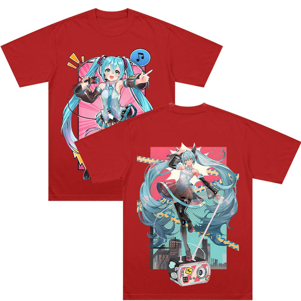 Hatsune Comic Miku Music Fullgraphic T-shirt Men Clothing Streetwear Graphic T Shirts Harajuku Women Kawaii Cotton Comfort Tees XS
Hatsune Comic Miku Music Fullgraphic T-shirt Men Clothing Streetwear Graphic T Shirts Harajuku Women Kawaii Cotton Comfort Tees XS