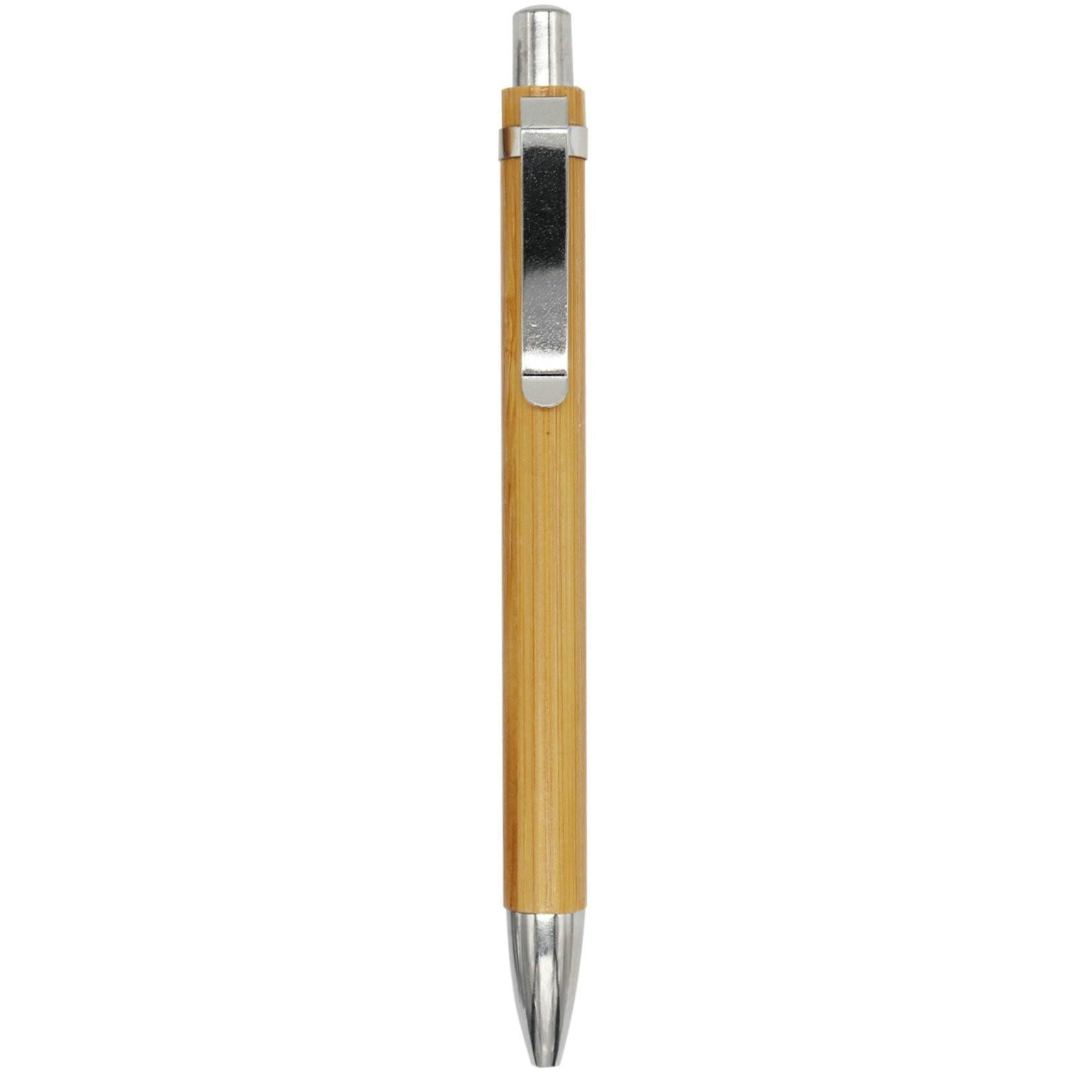 Eco-Friendly Wood & Leather Pen - Crafted from Rubber Tree and Forest Wood with Natural Grain. Pen (Bamboo Wood) Blue Ink
Eco-Friendly Wood & Leather Pen - Crafted from Rubber Tree and Forest Wood with Natural Grain. Pen (Bamboo Wood) Blue Ink