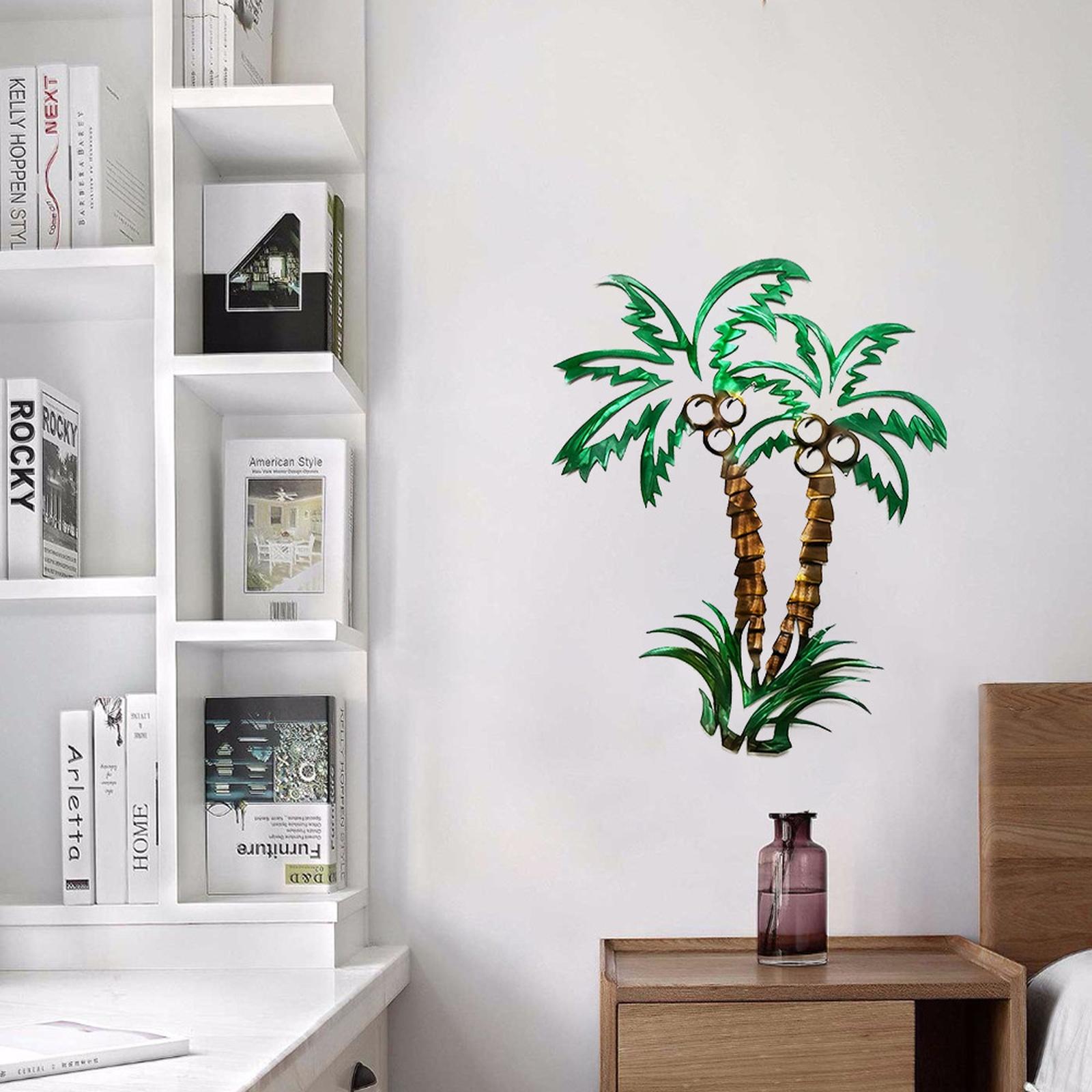 Metal Wall Art Palm Tree Silhouette Rustic Iron Craft Sculpture Indoor Outdoor Decorative Hanging Ornament KY A30 one size зелений
Metal Wall Art Palm Tree Silhouette Rustic Iron Craft Sculpture Indoor Outdoor Decorative Hanging Ornament KY A30 one size зелений