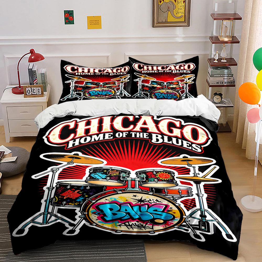 Drums and Chicago text. Bedding sets Duvet cover sets Duvet covers Pillowcases(1 * Duvet Cover 2 * Pillowcases, without duvet insert) 135x200cm
Drums and Chicago text. Bedding sets Duvet cover sets Duvet covers Pillowcases(1 * Duvet Cover 2 * Pillowcases, without duvet insert) 135x200cm