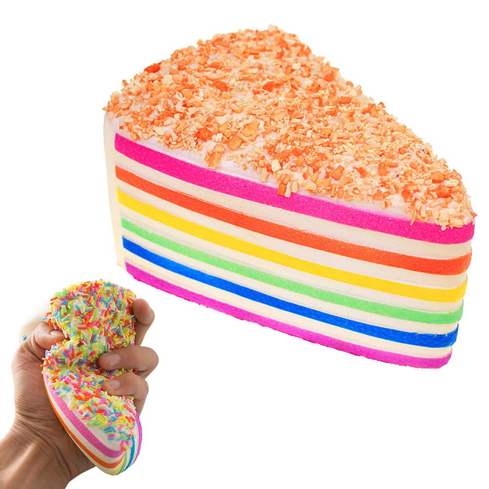 Slow Rising Rainbow Cake Squishy Squeeze Fidget Toy Simulated Food Shaped Stress Relief Anti-Anxiety Decompression Toy
Slow Rising Rainbow Cake Squishy Squeeze Fidget Toy Simulated Food Shaped Stress Relief Anti-Anxiety Decompression Toy