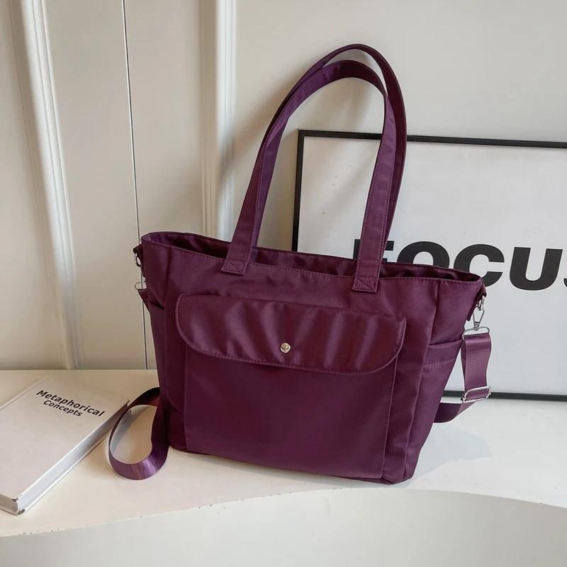 Большая вместительная водонепроницаемая нейлоновая школьная сумка на одно плечо, сумка для поездок через плечо, сумка для компьютера, новая