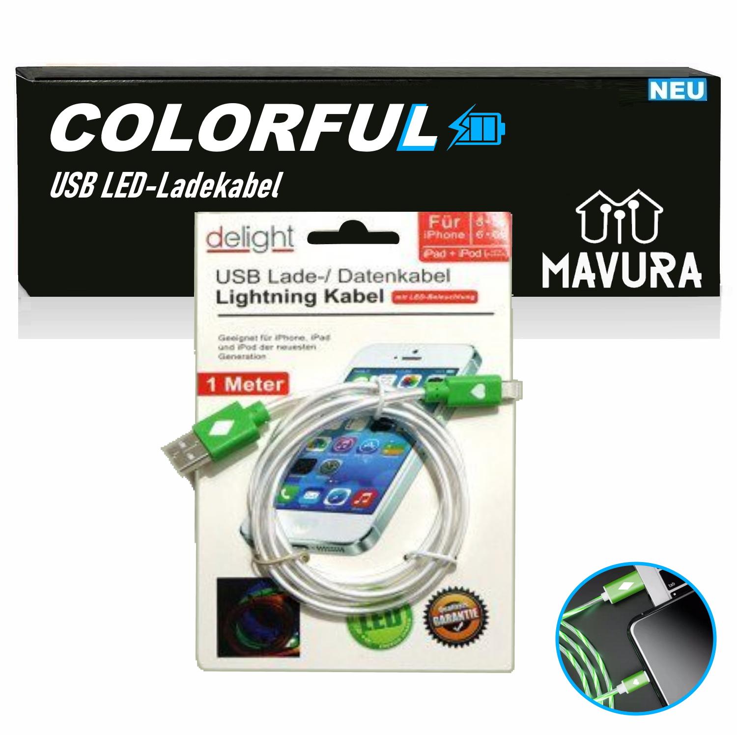 КОЛЬОРОВИЙ USB LED Кабель для зарядки / Кабель для передачі даних Світловий кабель для Apple Iphone Ipad 1м
КОЛЬОРОВИЙ USB LED Кабель для зарядки / Кабель для передачі даних Світловий кабель для Apple Iphone Ipad 1м