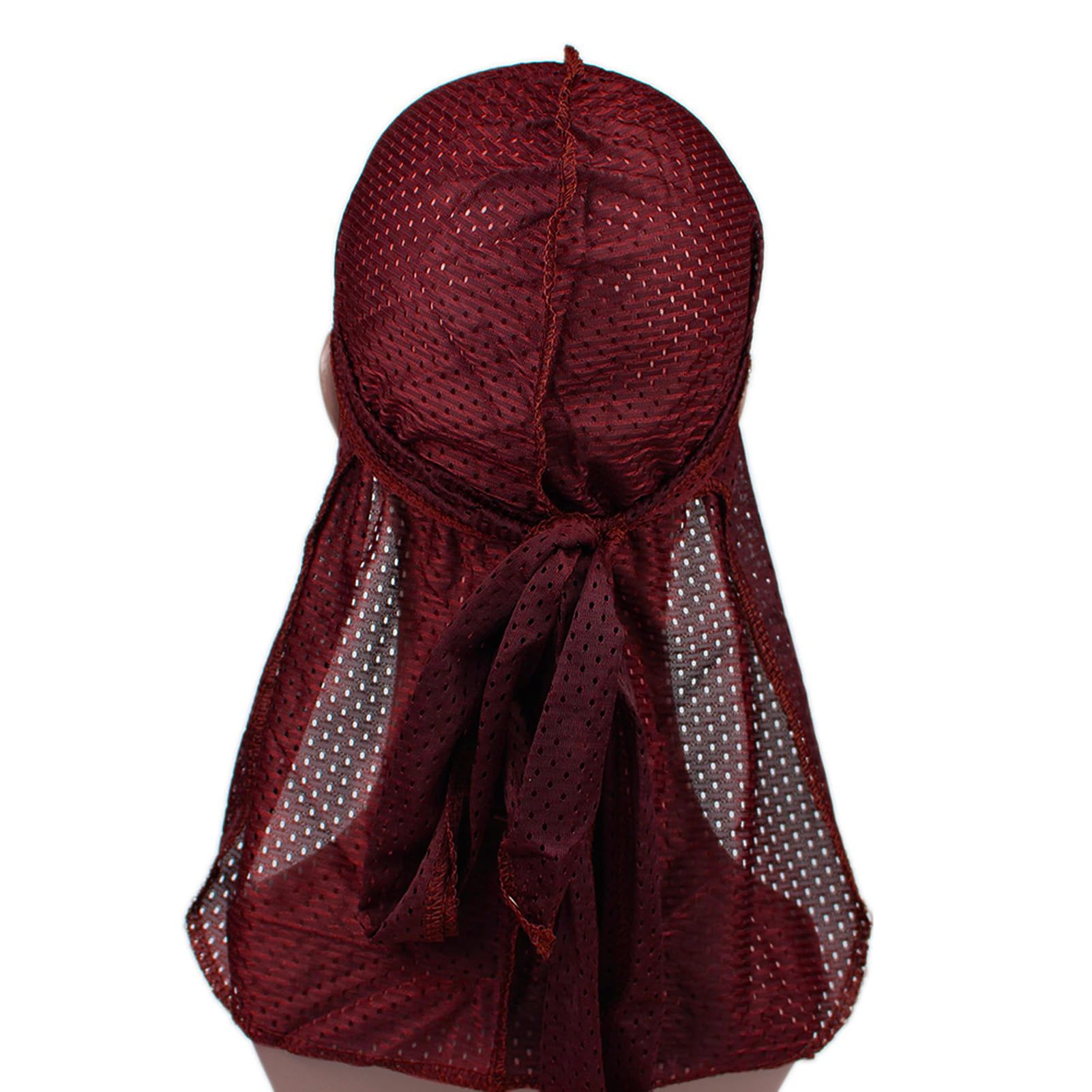 Trifong Durag Red BureI Mesh Fabric Du-rag Quick Dry Breathable Summer Bandana Hip Hop Dance Wave Cap Dewrag Hiphop Costume Dance Costume Rapper
Trifong Durag Red BureI Mesh Fabric Du-rag Quick Dry Breathable Summer Bandana Hip Hop Dance Wave Cap Dewrag Hiphop Costume Dance Costume Rapper