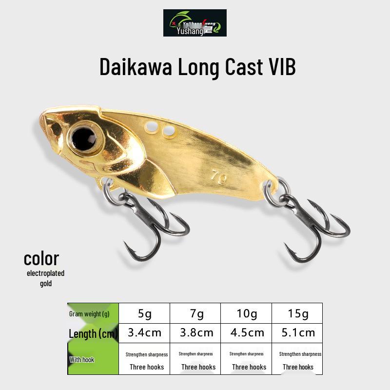 Вибрирующая погремушка-приманка для басса: Металлический виб «Драконья чешуя» с отличными кастинговыми и привлекающими способностями. 5g
Вибрирующая погремушка-приманка для басса: Металлический виб «Драконья чешуя» с отличными кастинговыми и привлекающими способностями. 5g