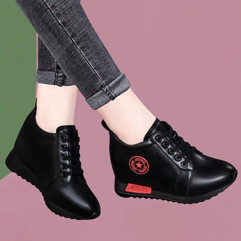 New inner heightening women s shoes spring and autumn slope heel invisible heightening small black shoes waterproof soft sole comfortable versatile c 35
New inner heightening women s shoes spring and autumn slope heel invisible heightening small black shoes waterproof soft sole comfortable versatile c 35