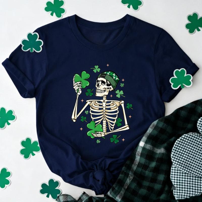 Patricks St Pattys Skeleton Dancing Funny Irish Shirt Saint Day Shamrock Unisex Graphic Tshirts Crewneck Regular Short Sleeve 4XL
Patricks St Pattys Skeleton Dancing Funny Irish Shirt Saint Day Shamrock Unisex Graphic Tshirts Crewneck Regular Short Sleeve 4XL
