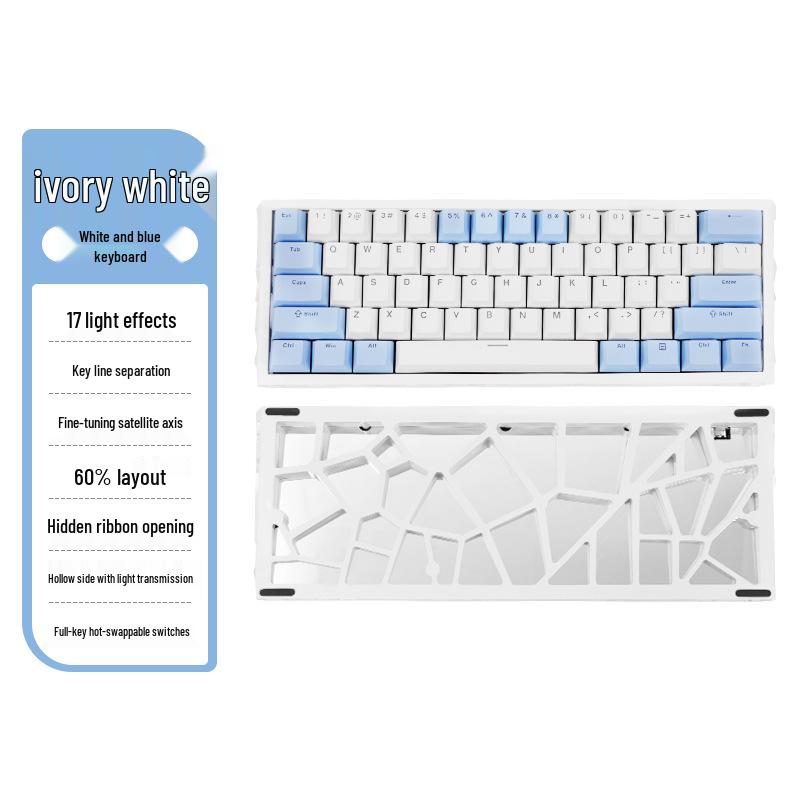 NANO NJ61 Customized Gaming Mechanical Keyboard with Wired Connection
NANO NJ61 Customized Gaming Mechanical Keyboard with Wired Connection
