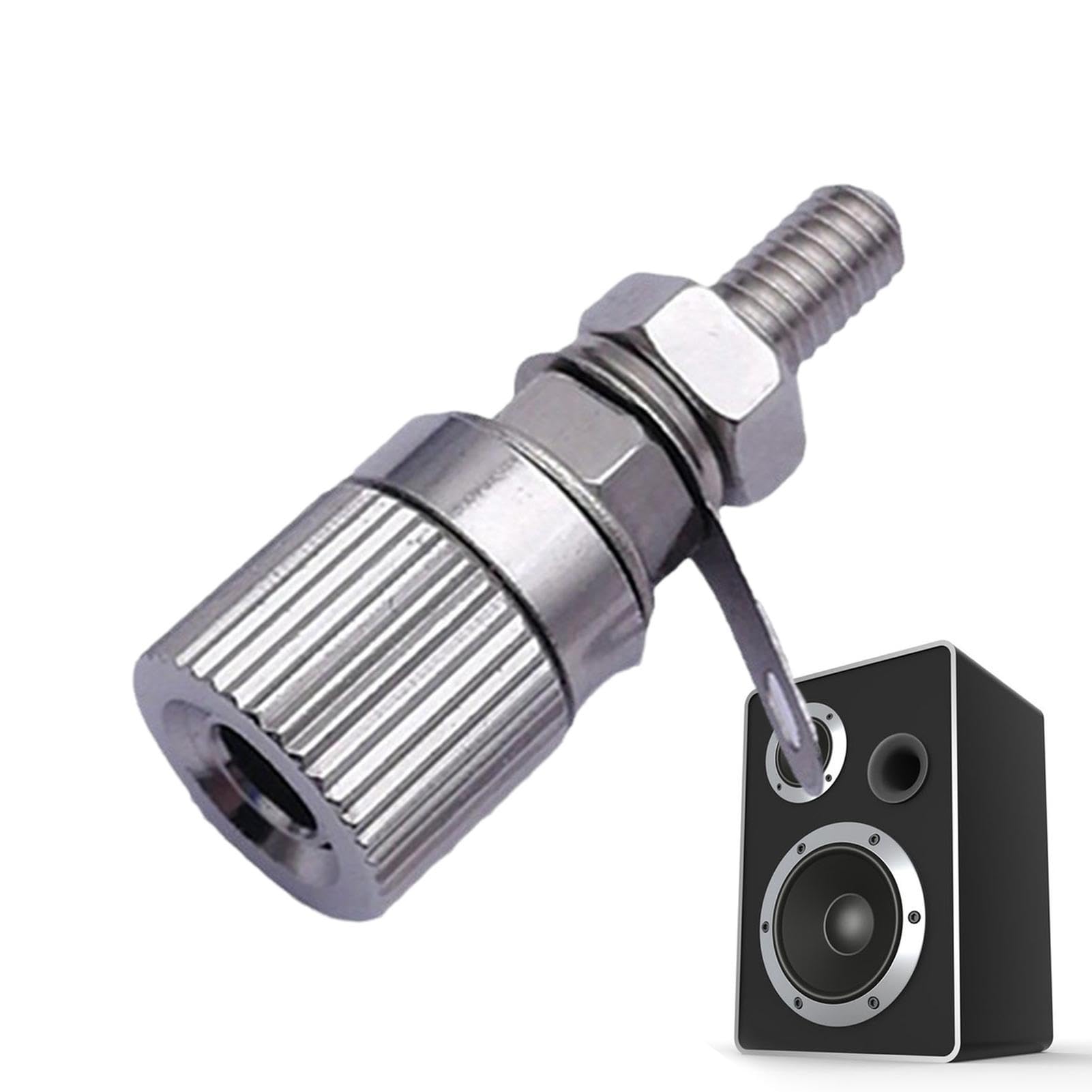 Fonney Speaker Terminal Binding Post, All Metal 4mm Jack Test Terminal - High Current Please refer to the description
Fonney Speaker Terminal Binding Post, All Metal 4mm Jack Test Terminal - High Current Please refer to the description