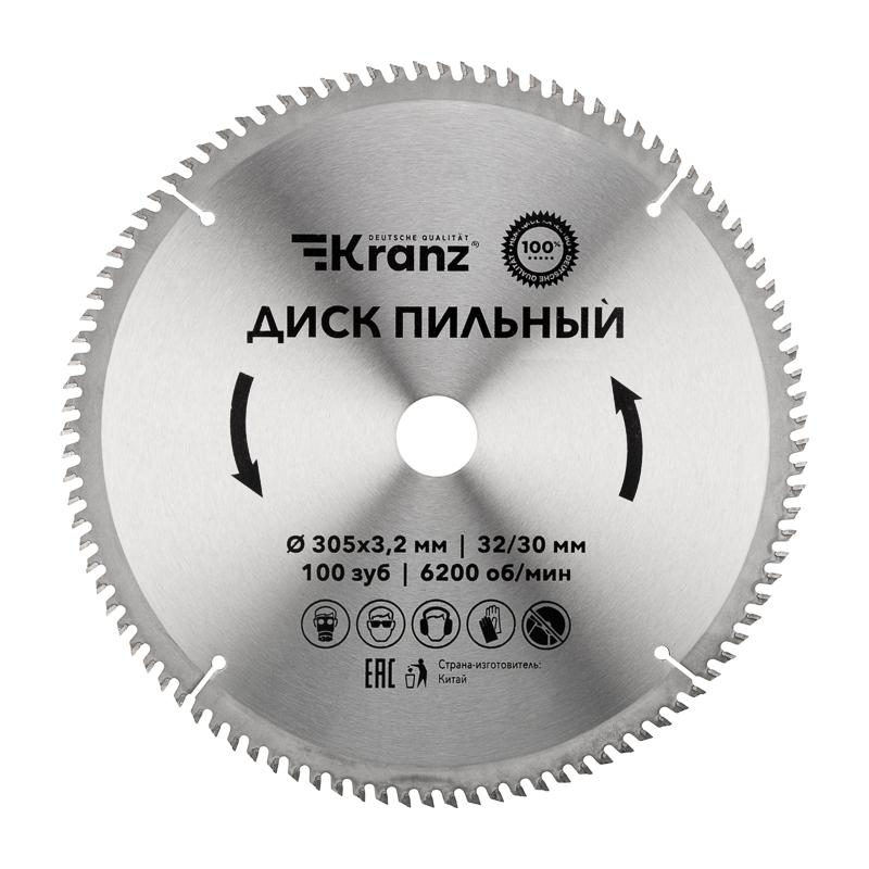 Пильное полотно Кранц 305 мм х 100 зуб х 32 30 мм Кр-92-0136 
Пильное полотно Кранц 305 мм х 100 зуб х 32 30 мм Кр-92-0136