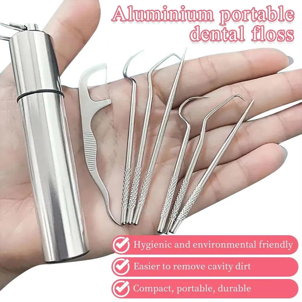 8pcs/set Stainless Steel Toothpicking Tool Silver Floss Needle Dental Needle Cleaning Oral Care
8pcs/set Stainless Steel Toothpicking Tool Silver Floss Needle Dental Needle Cleaning Oral Care