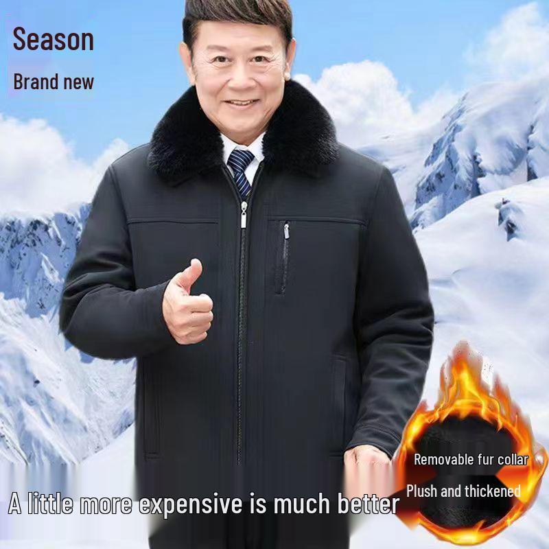 Men s Thick Padded Cotton Jacket for Middle-Aged and Elderly - Winter Coat for Dad or Grandpa 170/88A for 45-52.5kg
Men s Thick Padded Cotton Jacket for Middle-Aged and Elderly - Winter Coat for Dad or Grandpa 170/88A for 45-52.5kg