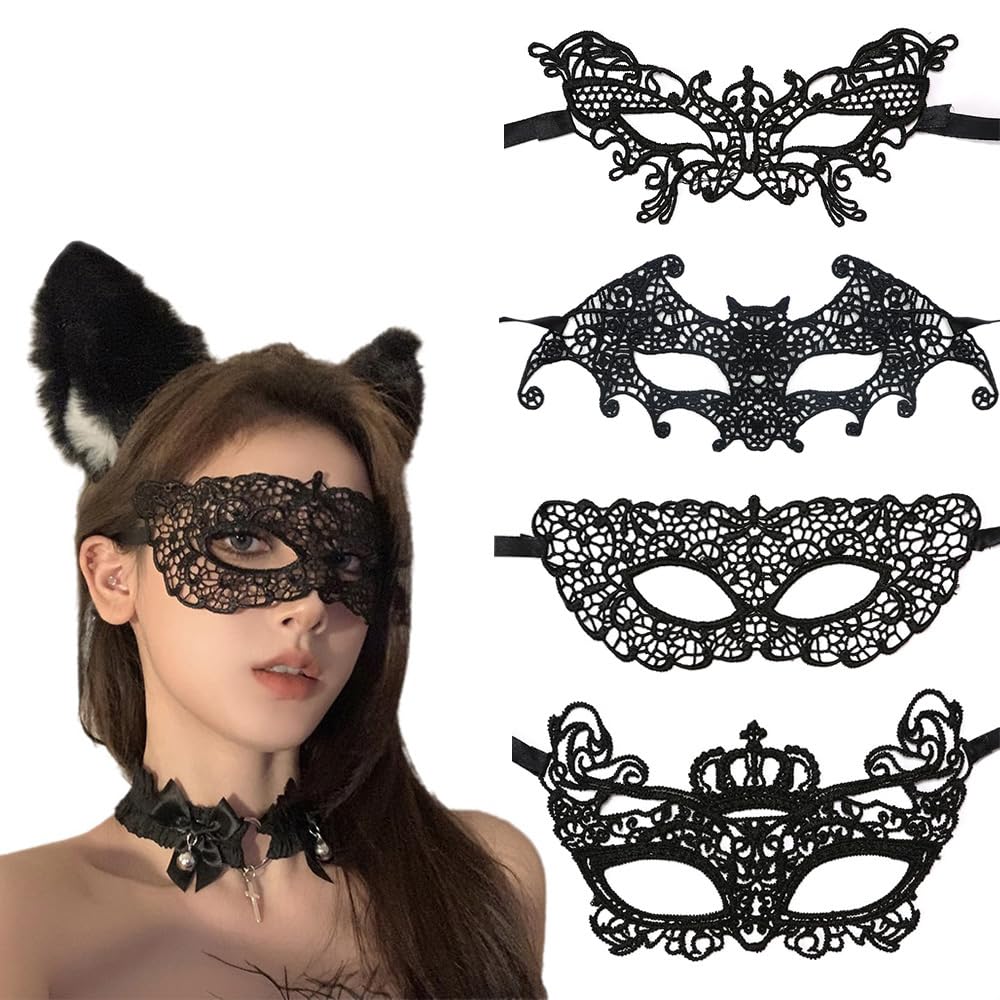 YUHENGCT Lace Eye 4 Venetian Lace School Black Mask, Pieces, Mask, Sexy, Blindband, Mask, Womens, Costume, Masquerade, Cosplay,
YUHENGCT Lace Eye 4 Venetian Lace School Black Mask, Pieces, Mask, Sexy, Blindband, Mask, Womens, Costume, Masquerade, Cosplay,