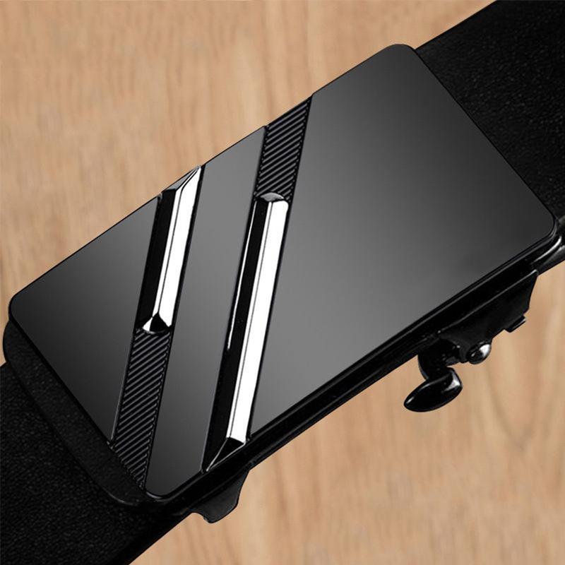 Men s Genuine Leather Toothless Automatic Buckle Leather Belt Casual Youth Business Hole Free Belt 130cm
Men s Genuine Leather Toothless Automatic Buckle Leather Belt Casual Youth Business Hole Free Belt 130cm