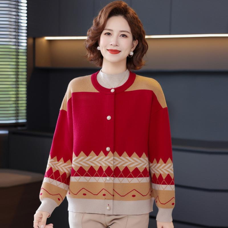 Women s sweater jacket spring and autumn new lazy wind jacquard knitted cardigan loose outerwear top one size fits all красный
Women s sweater jacket spring and autumn new lazy wind jacquard knitted cardigan loose outerwear top one size fits all красный