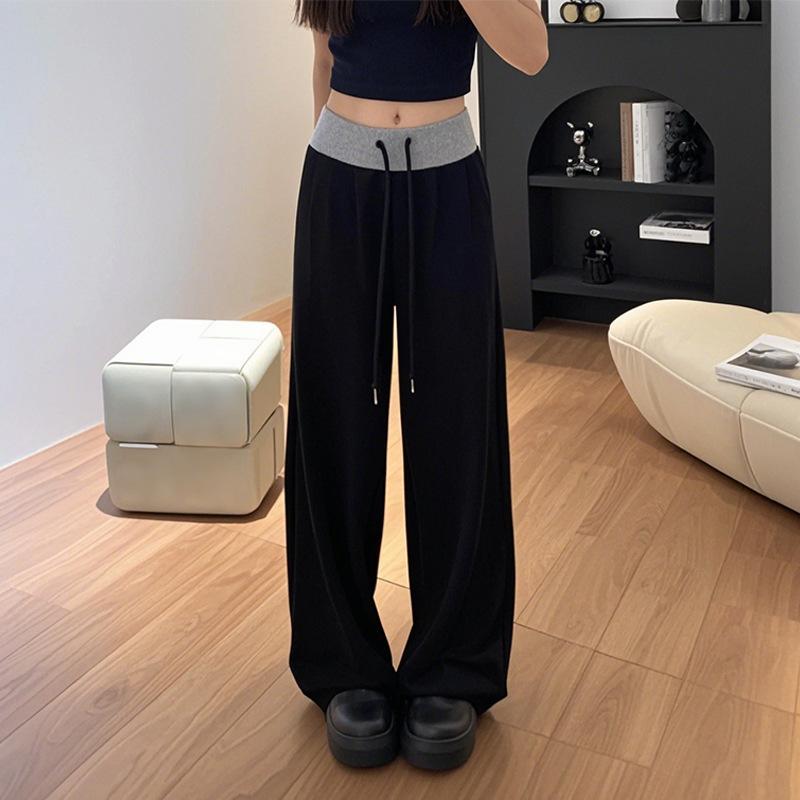 Spring and Summer Style Casual Contrasting Wide-leg Pants Without Belly Support Trousers New Style Without Belly Stretching During Pregnancy M чорний
Spring and Summer Style Casual Contrasting Wide-leg Pants Without Belly Support Trousers New Style Without Belly Stretching During Pregnancy M чорний