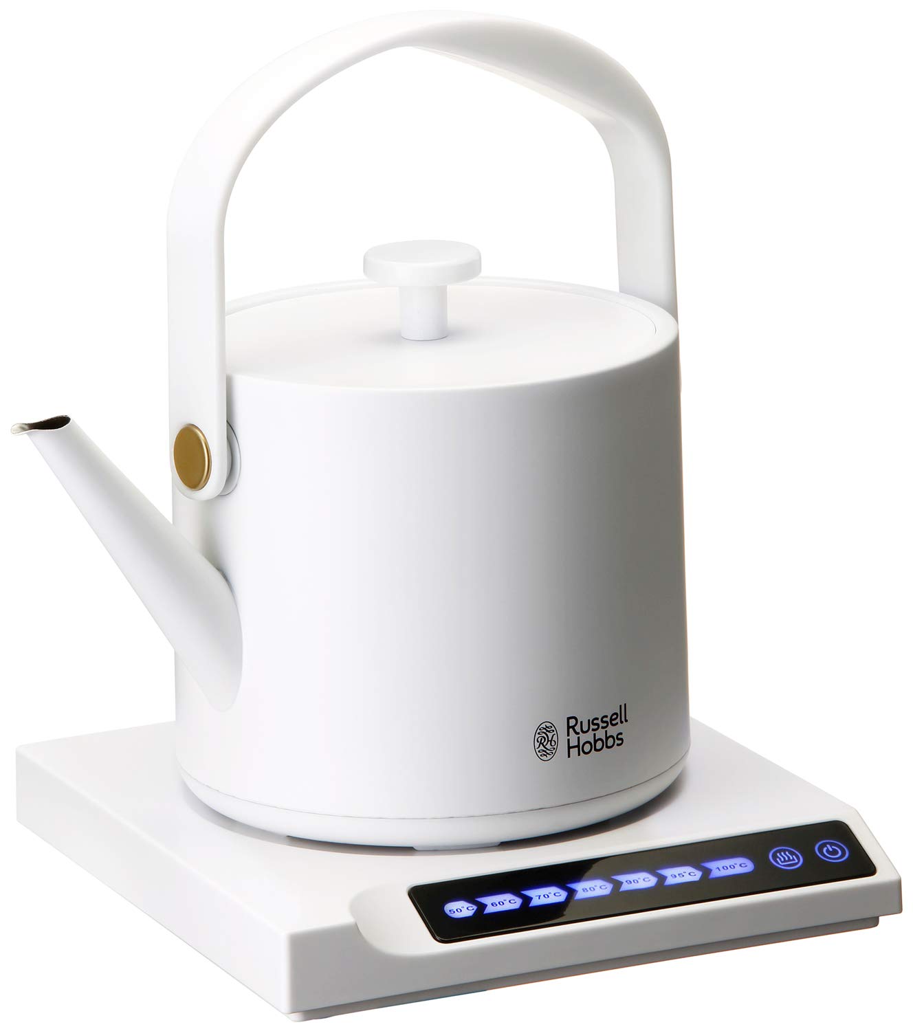 Oishi and Associates Russell Hobbs Electric Kettle Temperature Adjustable Tkettle White 0.6L 7106JP-WH
Oishi and Associates Russell Hobbs Electric Kettle Temperature Adjustable Tkettle White 0.6L 7106JP-WH