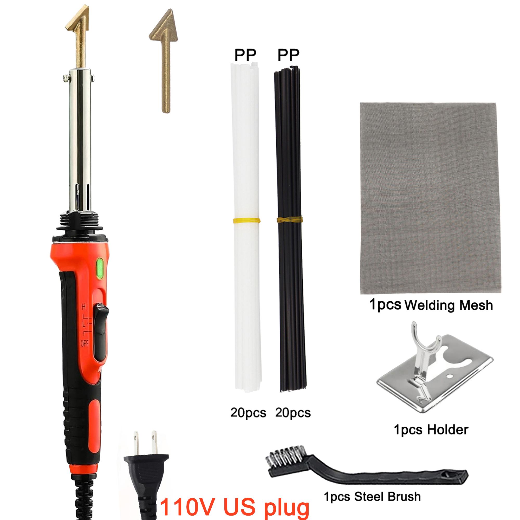 Plastic welding 100W kit, car bumper repair kit, plastic welding torch, welding iron, hot iron diy tool
Plastic welding 100W kit, car bumper repair kit, plastic welding torch, welding iron, hot iron diy tool