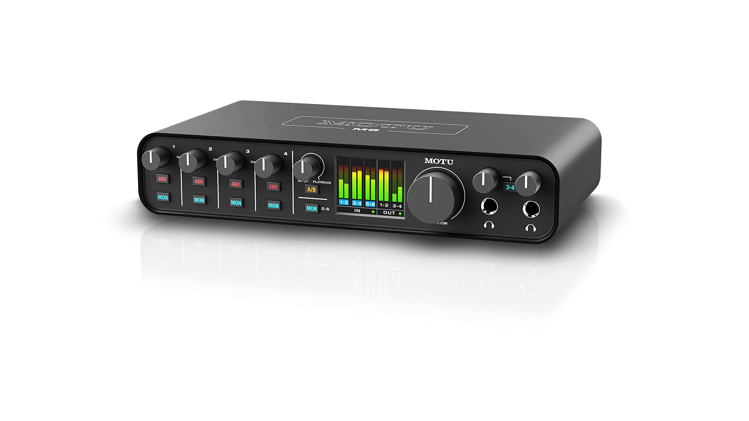 MOTU M6 6in 4out USB Audio Interface Gaming Compatible Song Frame Distribution Guitar Connection DAW Software Effects Included USB-DAC iPhone/iPad &
MOTU M6 6in 4out USB Audio Interface Gaming Compatible Song Frame Distribution Guitar Connection DAW Software Effects Included USB-DAC iPhone/iPad &