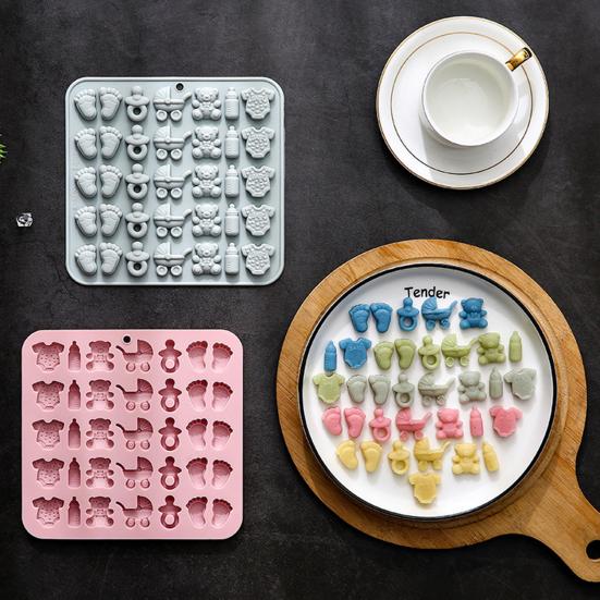 Yousheng 1/2Pcs Silicone Baby Shower Mold Baby Feet Mold Baby Bottle Pacifier Baby Onesie Baby Carriage Bear Molds BPA-Free Chocolate Candy Making Kit
Yousheng 1/2Pcs Silicone Baby Shower Mold Baby Feet Mold Baby Bottle Pacifier Baby Onesie Baby Carriage Bear Molds BPA-Free Chocolate Candy Making Kit