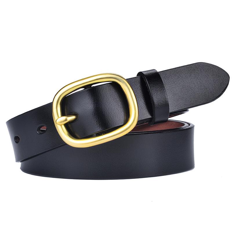 Women Belt New Fashion 2.3-2.8cm Women s Casual Cow Leather Belt Smooth Buckle Slender Belts For Women 100-115cm 100cm
Women Belt New Fashion 2.3-2.8cm Women s Casual Cow Leather Belt Smooth Buckle Slender Belts For Women 100-115cm 100cm