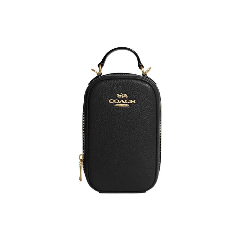 COACH Eva 11 zipper opening four card slots cow leather mobile phone bag hand shoulder crossbody bag mini women s black чорний
COACH Eva 11 zipper opening four card slots cow leather mobile phone bag hand shoulder crossbody bag mini women s black чорний