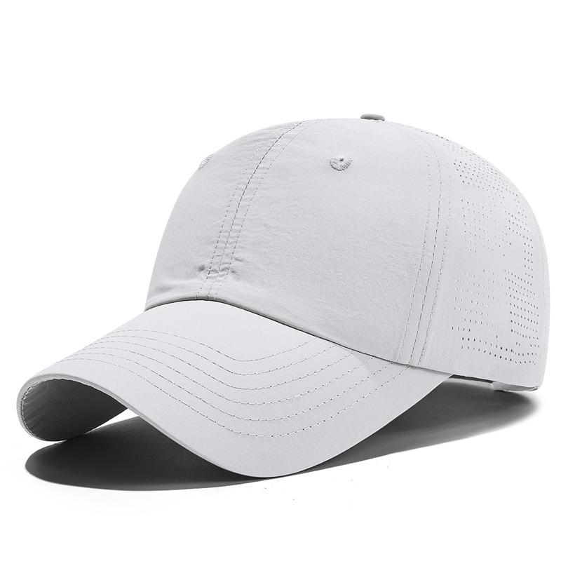 Summer Quick Dry Perforated Solid Color Baseball Cap Outdoor Sports Sun Hat Running Cap білий
Summer Quick Dry Perforated Solid Color Baseball Cap Outdoor Sports Sun Hat Running Cap білий