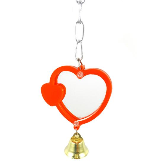 Parrot Parakeet Bird Mirror Round Heart Shape Cage Hanging Climb Pet Playing Toy Heart-shaped
Parrot Parakeet Bird Mirror Round Heart Shape Cage Hanging Climb Pet Playing Toy Heart-shaped