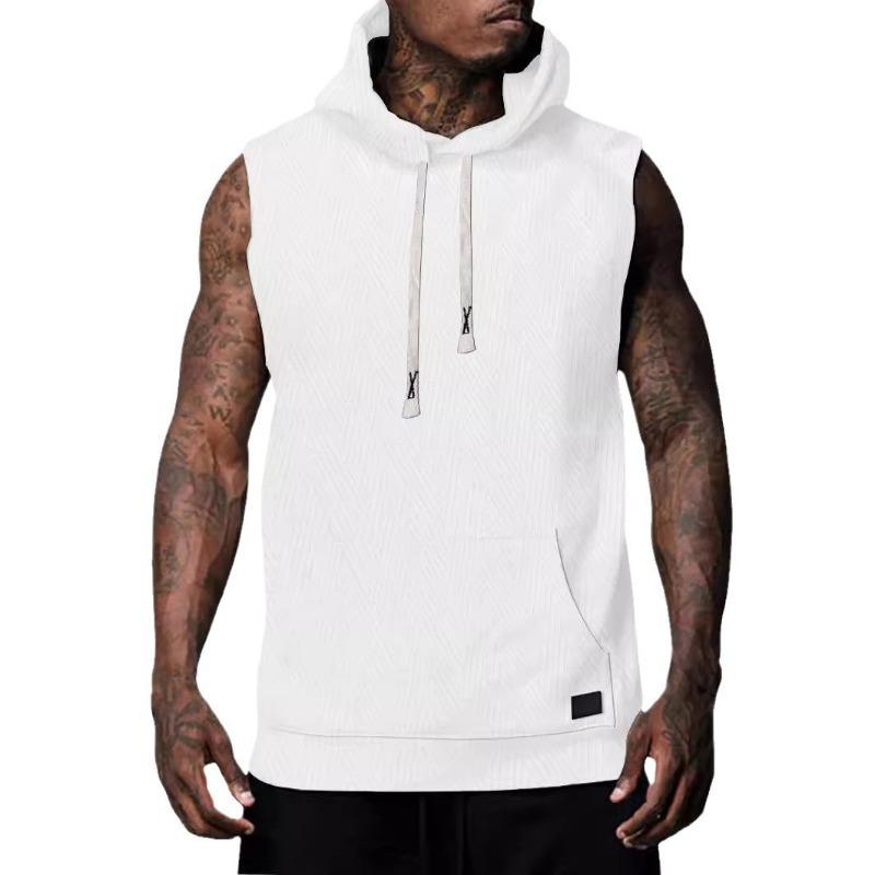 Men Sleeveless Hoodie With Kangaroo Pocket Waffle Knit Workout Tank Top S белый
Men Sleeveless Hoodie With Kangaroo Pocket Waffle Knit Workout Tank Top S белый