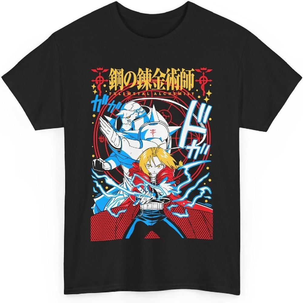 Футболка Fullmetal Anime Alchemist, футболка с японским аниме, хлопковая футболка с коротким рукавом M-2 XXXXXL чёрный
Футболка Fullmetal Anime Alchemist, футболка с японским аниме, хлопковая футболка с коротким рукавом M-2 XXXXXL чёрный
