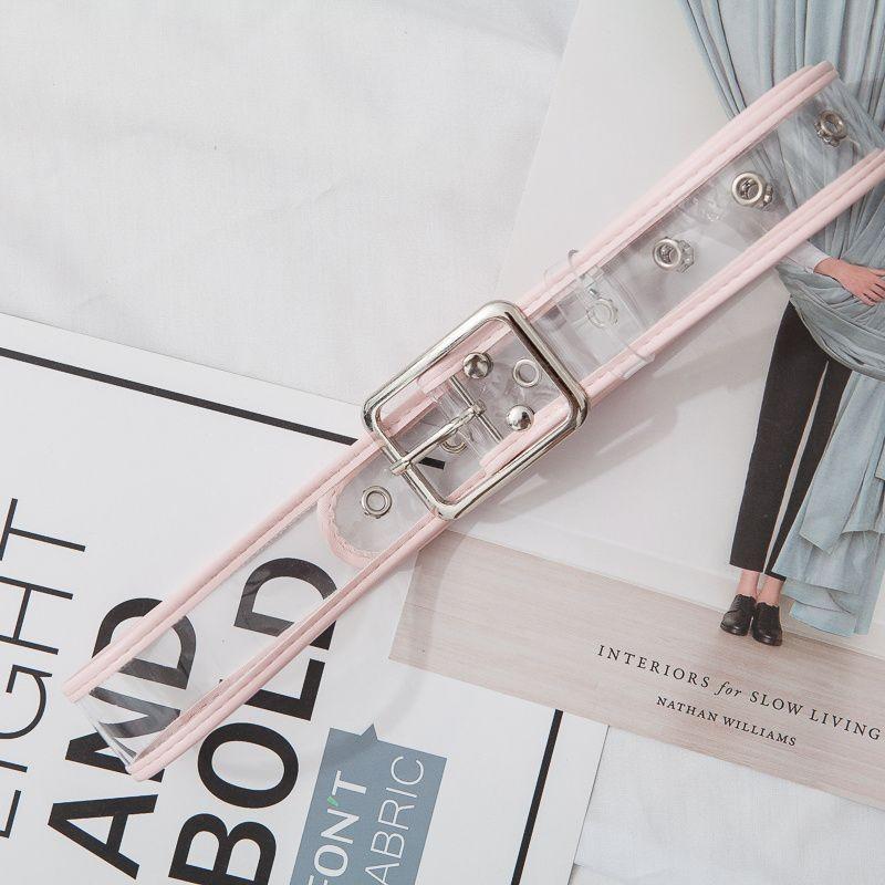 Stylish Transparent Women s Waist Belts With Minimalist Design For Versatile Outfits Pink Rectangle
Stylish Transparent Women s Waist Belts With Minimalist Design For Versatile Outfits Pink Rectangle