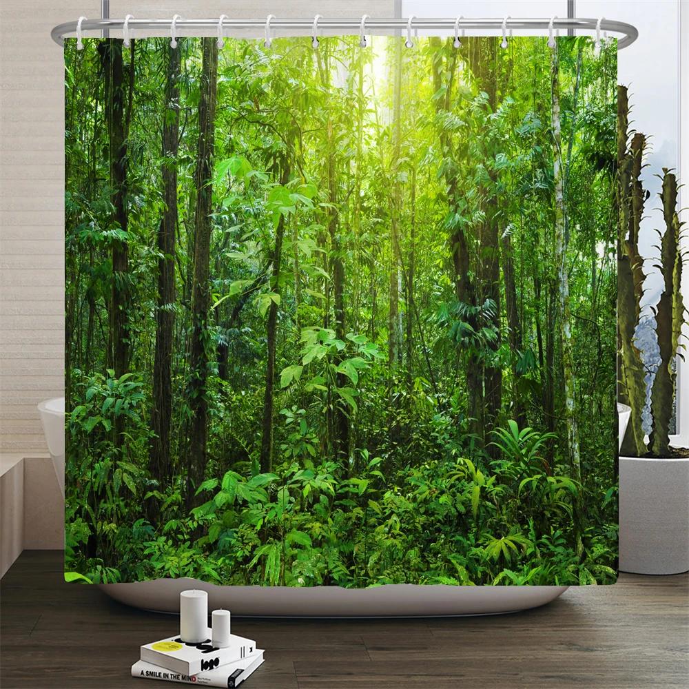 Forest Natural Scenery Shower Curtains 3D Printing Bath Curtains Polyester Washable Fabric With Hooks Home Decorative Screen W60H190(CM)-1 Pcs
Forest Natural Scenery Shower Curtains 3D Printing Bath Curtains Polyester Washable Fabric With Hooks Home Decorative Screen W60H190(CM)-1 Pcs