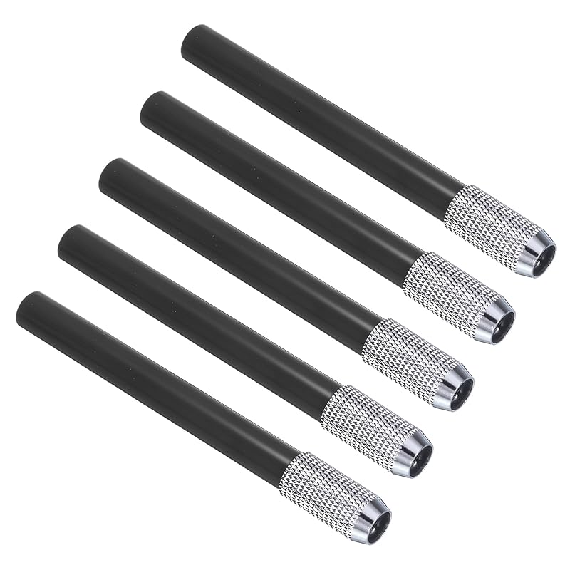 PATIKIL pencil extender 5 pieces art adjustable metal pencil holder extension pen sleeve short pencil crayon colored pencils writing desk for office
PATIKIL pencil extender 5 pieces art adjustable metal pencil holder extension pen sleeve short pencil crayon colored pencils writing desk for office