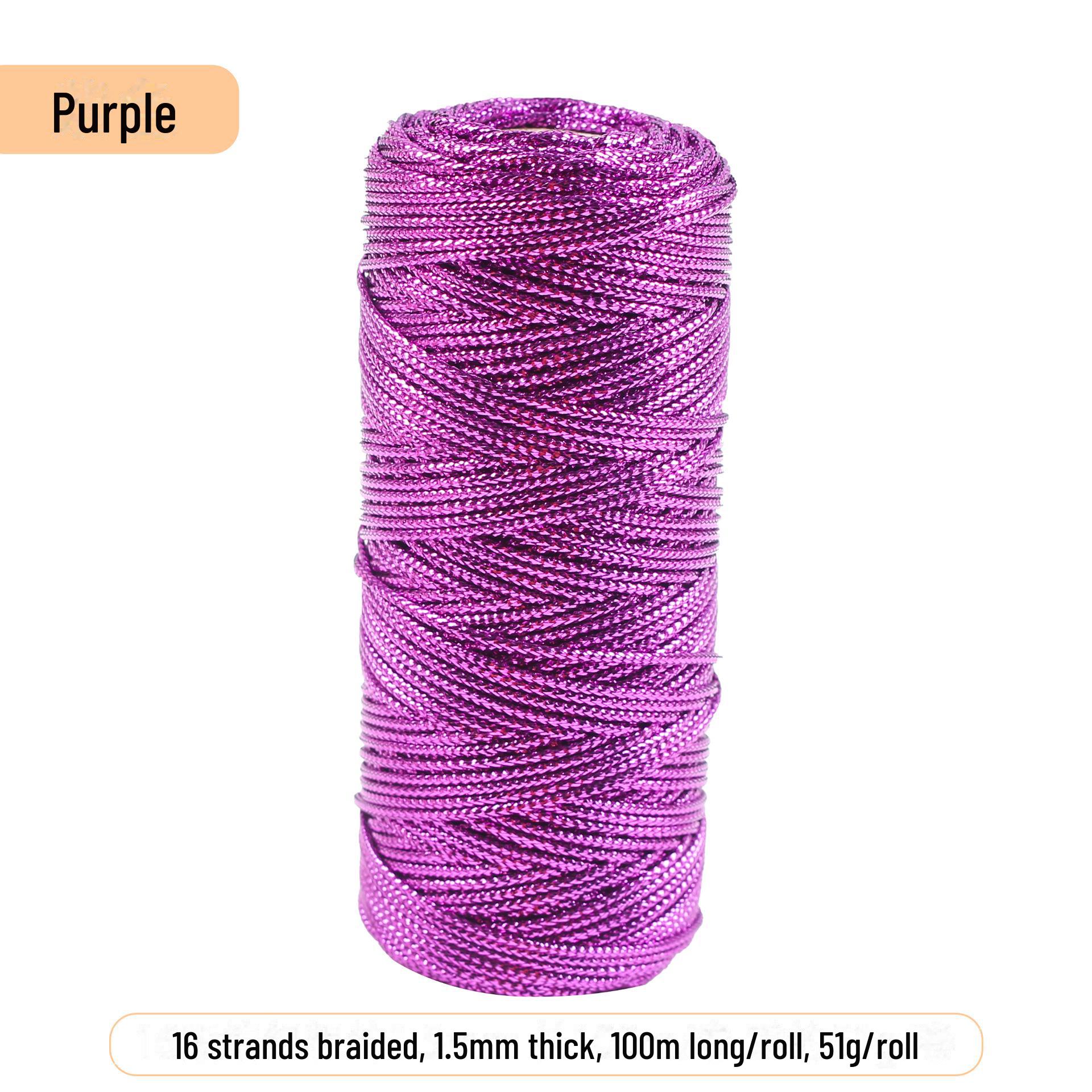 Золотий і срібний шнурок товщиною 1,5 мм для упаковки подарунків і букетів, 16 ниток
Золотий і срібний шнурок товщиною 1,5 мм для упаковки подарунків і букетів, 16 ниток