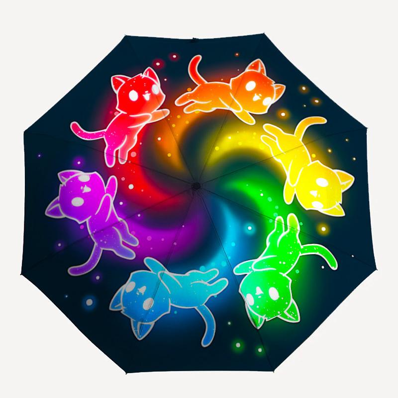 1pc Rainbow Cats Automatic Open/Close, Foldable Compact Umbrella with 8-Rib Shaft, Perfect Gift For Men And Women 146
1pc Rainbow Cats Automatic Open/Close, Foldable Compact Umbrella with 8-Rib Shaft, Perfect Gift For Men And Women 146