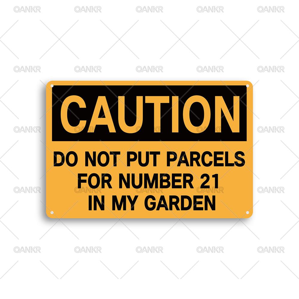 Vintage Warning Poster Metal Tin Sign Caution Do Not Put Parcels Metal Signs for Garden Farm Fence Wall Decor Plaque Accessorie 20x30cm(7.8x11.8inch)
Vintage Warning Poster Metal Tin Sign Caution Do Not Put Parcels Metal Signs for Garden Farm Fence Wall Decor Plaque Accessorie 20x30cm(7.8x11.8inch)