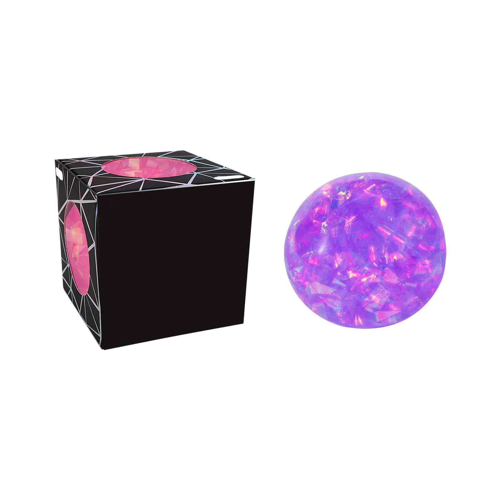Crystal Sensory Squeeze Toy Soft Gel Stress Relief Ball with Iridescent Texture for Hand Therapy and Focus Enhancement One Size фіолетовий
Crystal Sensory Squeeze Toy Soft Gel Stress Relief Ball with Iridescent Texture for Hand Therapy and Focus Enhancement One Size фіолетовий