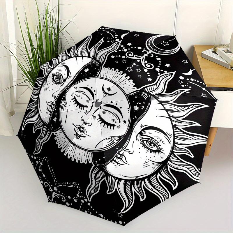 Sun, Moon-themed, Eight-ribbed, Self-folding Umbrella Is Suitable for Everyday Outdoor Use and Is An Ideal Gift for Friends and Family, As A
Sun, Moon-themed, Eight-ribbed, Self-folding Umbrella Is Suitable for Everyday Outdoor Use and Is An Ideal Gift for Friends and Family, As A