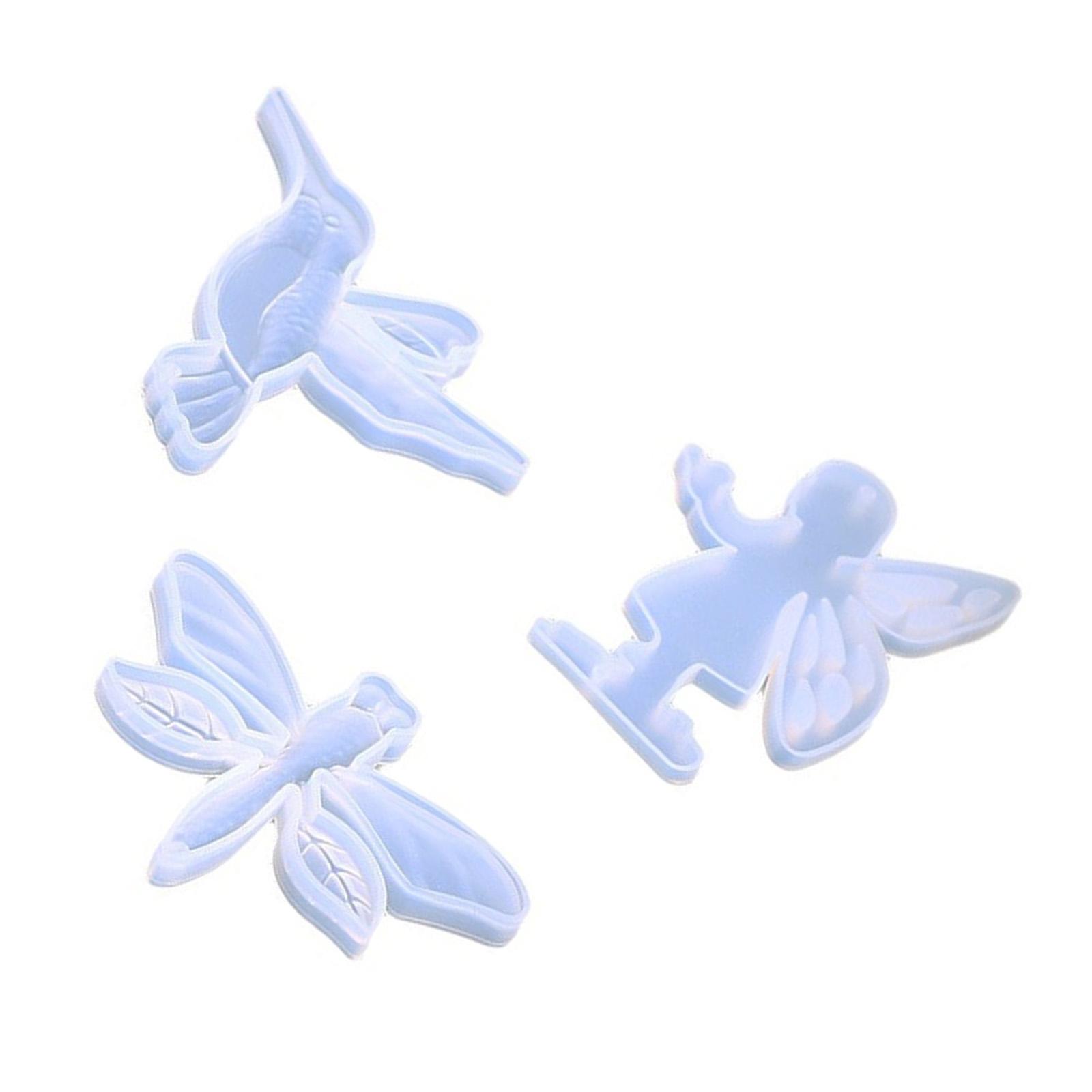 Silicone Molds for Quick Pendant Making Double Hole Feature Hummingbird Dragonflies Girl Themes Suitable for Family Craft 1
Silicone Molds for Quick Pendant Making Double Hole Feature Hummingbird Dragonflies Girl Themes Suitable for Family Craft 1