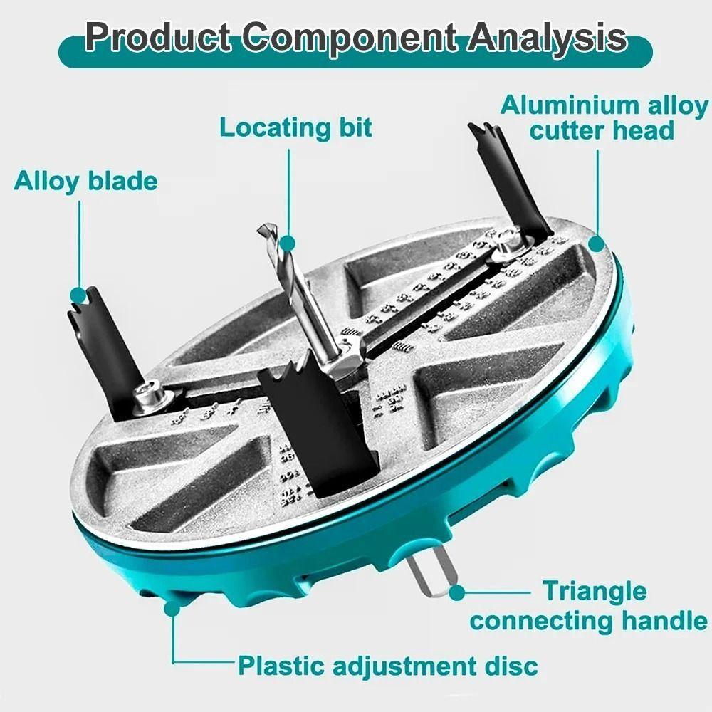Positioning Bit Adjustable Hole Opener 45-130mm Electric Drill Drilling Bit Tool DIY Projects Hole Driller
Positioning Bit Adjustable Hole Opener 45-130mm Electric Drill Drilling Bit Tool DIY Projects Hole Driller