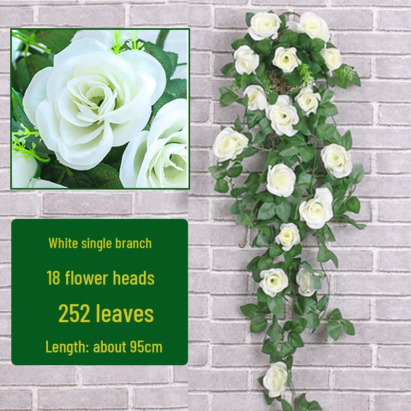 Искусственная розовая лоза, настенное украшение: Зеленое растение для декора гостиной, потолка или труб в помещении
Искусственная розовая лоза, настенное украшение: Зеленое растение для декора гостиной, потолка или труб в помещении