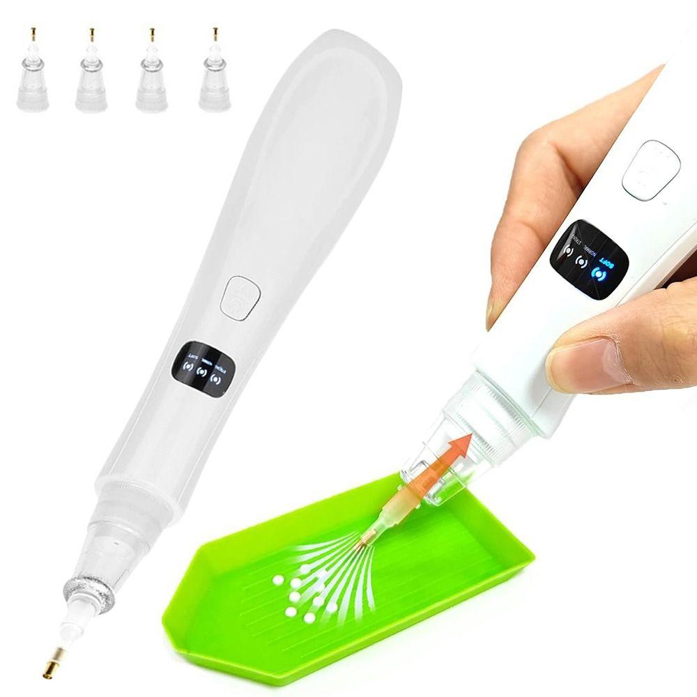 Embroidery Electric Diamond Art Painting Pen ABS Diamond Suction Tool for Nail Art with 4 Heads білий
Embroidery Electric Diamond Art Painting Pen ABS Diamond Suction Tool for Nail Art with 4 Heads білий