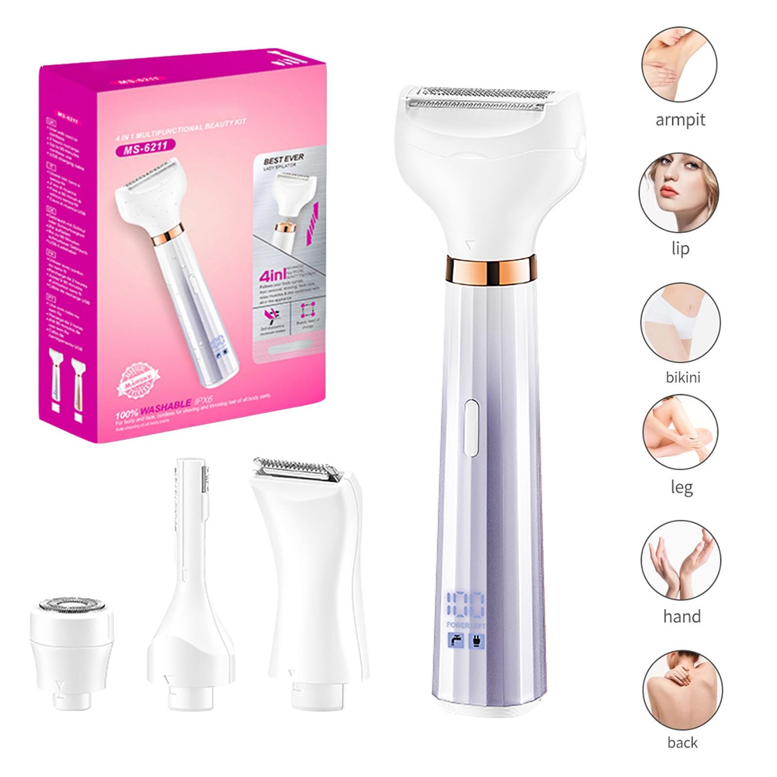 Электрическая бритва для зоны бикини для женщин – 4 в 1 триммеры для волос с двумя головками для женщин, водонепроницаемое устройство для удаления волос на ногах и подмышках, для влажного и сухого использования One Size
Электрическая бритва для зоны бикини для женщин – 4 в 1 триммеры для волос с двумя головками для женщин, водонепроницаемое устройство для удаления волос на ногах и подмышках, для влажного и сухого использования One Size