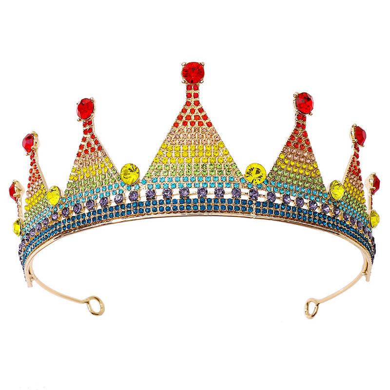 Цвета барокко, свадебная корона со стразами, королевская королева, роскошные свадебные диадемы, головной убор, корона для выпускного вечера, украшения для волос, аксессуары
Цвета барокко, свадебная корона со стразами, королевская королева, роскошные свадебные диадемы, головной убор, корона для выпускного вечера, украшения для волос, аксессуары