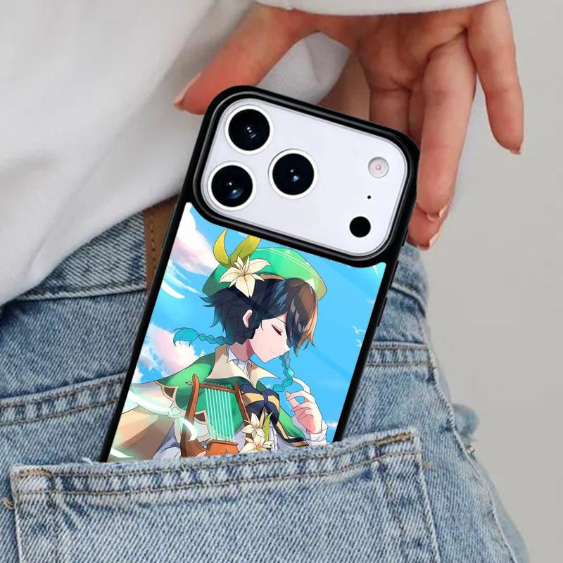 Genshin Impact Venti Phone Case for iPhone 16e 15 14 13 12 17 Pro Max Plus Air 17pro Cover Coque iPhone 16 Plus
Genshin Impact Venti Phone Case for iPhone 16e 15 14 13 12 17 Pro Max Plus Air 17pro Cover Coque iPhone 16 Plus