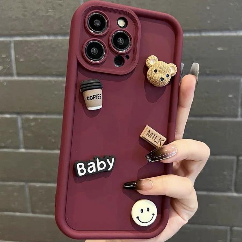 Coffee Bear Plush Toy 3D Cartoon Silicone Phone Case for iPhone 11, 13, 14, and Apple 16. iPhone 11 Pro Max
Coffee Bear Plush Toy 3D Cartoon Silicone Phone Case for iPhone 11, 13, 14, and Apple 16. iPhone 11 Pro Max