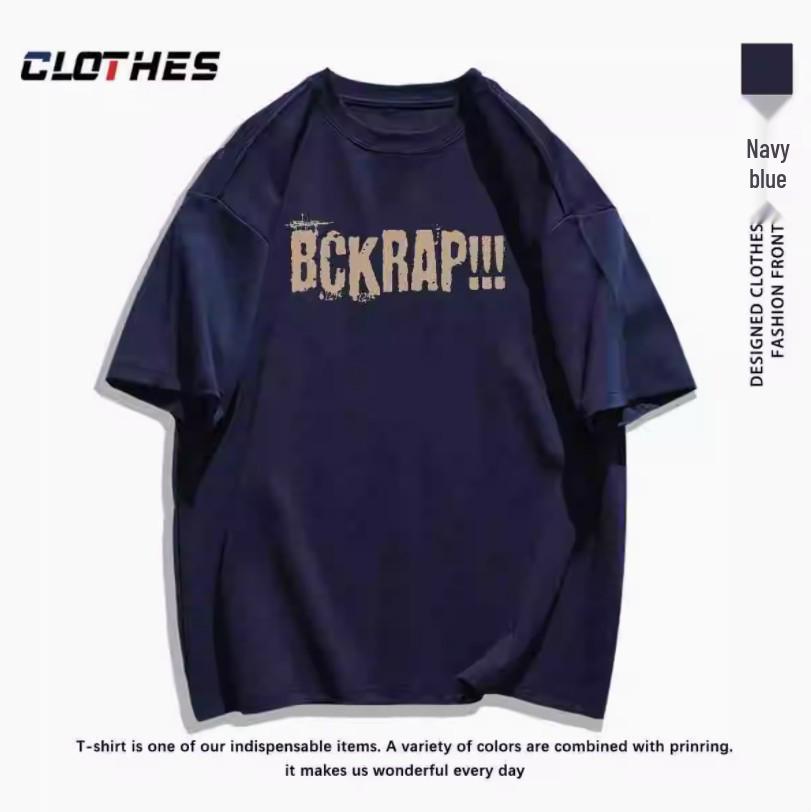Hong Kong Style Retro Plus-Size Loose Short Sleeve T-shirt for Women 3XL (78-85 kg) темно-синього кольору
Hong Kong Style Retro Plus-Size Loose Short Sleeve T-shirt for Women 3XL (78-85 kg) темно-синього кольору