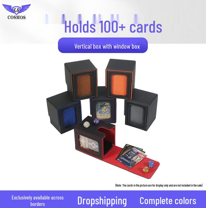 Коробка для хранения карт из ПУ: Вместимость 100+ карт для Yu-Gi-Oh, Ultraman, Magic The Gathering
Коробка для хранения карт из ПУ: Вместимость 100+ карт для Yu-Gi-Oh, Ultraman, Magic The Gathering