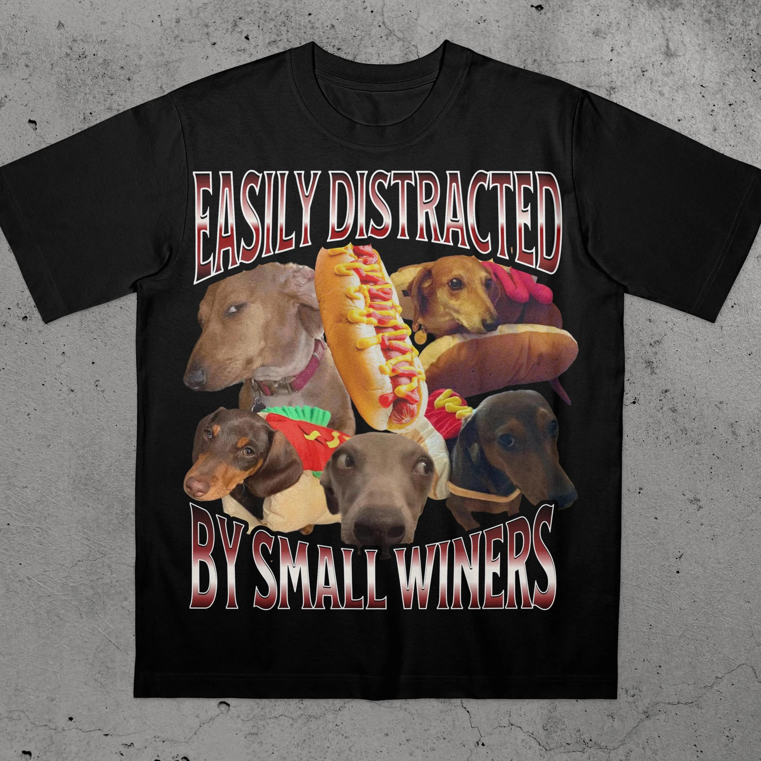 Easily Distracted By Small Wieners Funny Offensive Dachshund T-Shirt Men Clothing Comfortable 4XL
Easily Distracted By Small Wieners Funny Offensive Dachshund T-Shirt Men Clothing Comfortable 4XL