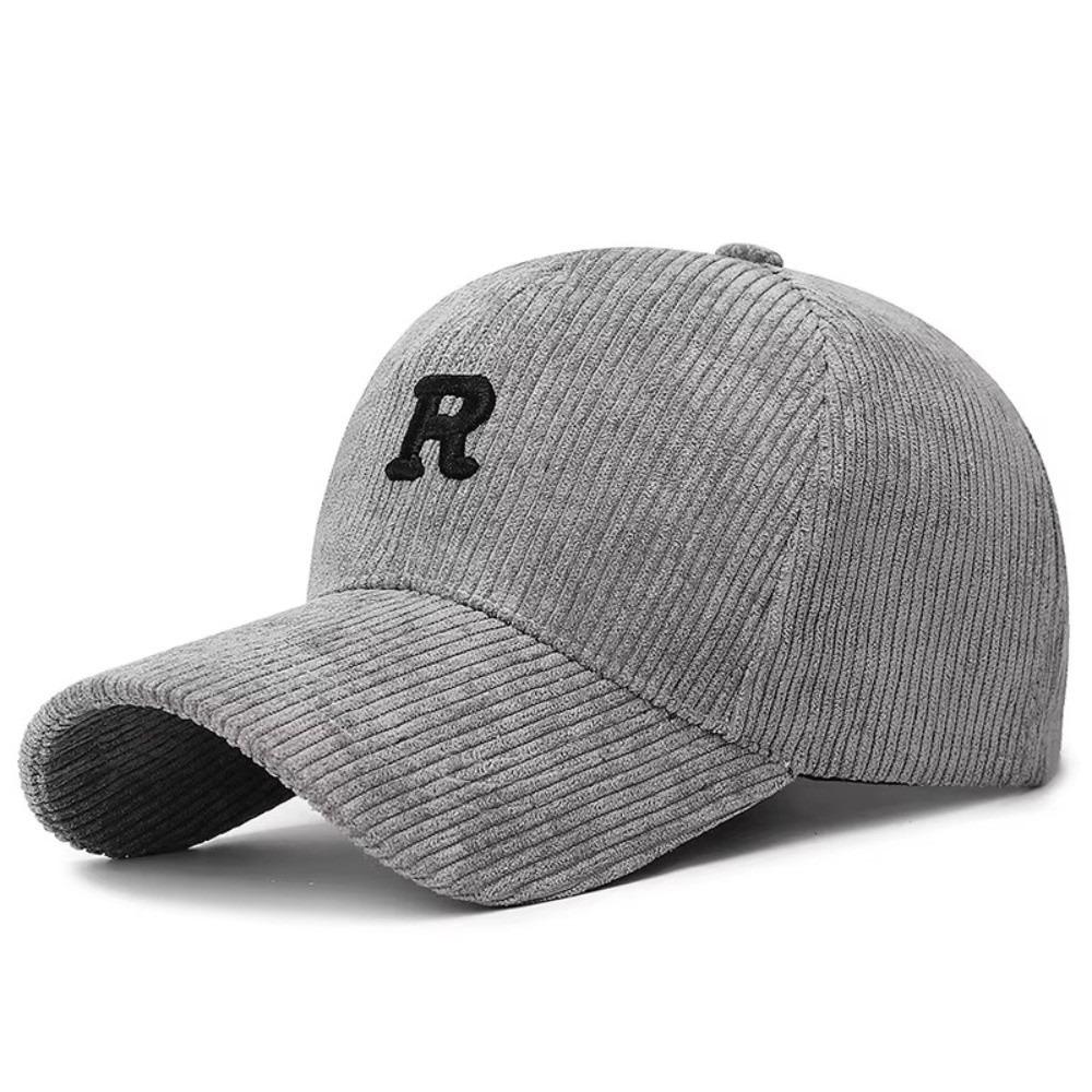 3D Embroidered R Letter Corduroy Baseball Cap Solid Color Adjustable Strap Sunscreen Hat Breathable Sun Hat Outdoor Sports сірий
3D Embroidered R Letter Corduroy Baseball Cap Solid Color Adjustable Strap Sunscreen Hat Breathable Sun Hat Outdoor Sports сірий
